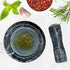 Mortar & Pestle Black Marble