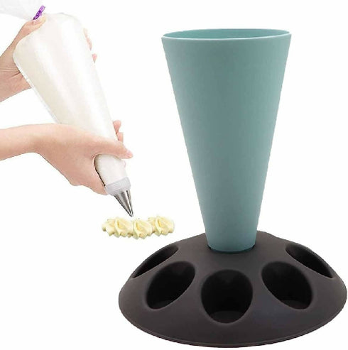 8 Slots Piping Bag Nozzles Storage Stand