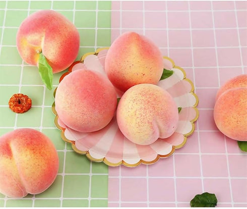 12 Piece Artificial Peaches