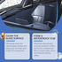Car windshield cleaning sheet, car window rainproof, waterproof and anti-fog glass cleaning effervescent sheet