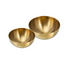 Stainless Steel Elegant Salad/Soup/Ramen Serving Bowls - 20cm and 24cm - 2-Piece