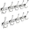 Wall Hook Rack for Coats, Hats, Bags, Towels, Stainless Steel