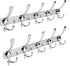 Wall Hook Rack for Coats, Hats, Bags, Towels, Stainless Steel