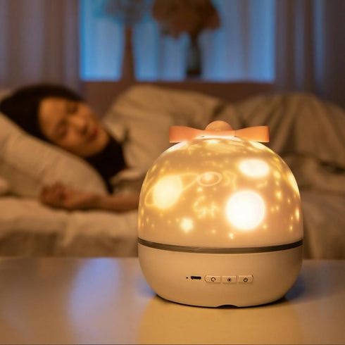 6 Themes 360 Degree Rotating Night Light Projection Lamp