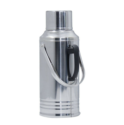 Stainless Steel Glass-Inner Vacuum Insulated Flask & Carry Handle