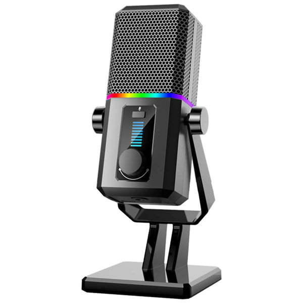 High-Sensitivity Multimedia RGB Dynamic Gaming Desktop Podcast Microphone