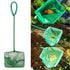 Green Portable Long Handle Square Aquarium Fishing Net
