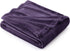 Portable Lightweight Plain Fleece Throw Blanket
