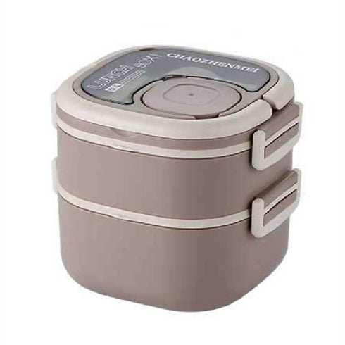 Double-layer Lunch Box sealed Compartment Lunch Box