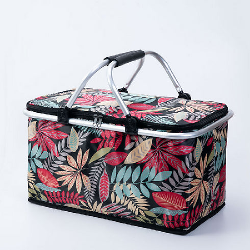 Collapsible Large Lunch Box Soft Tote Cooler Bag.