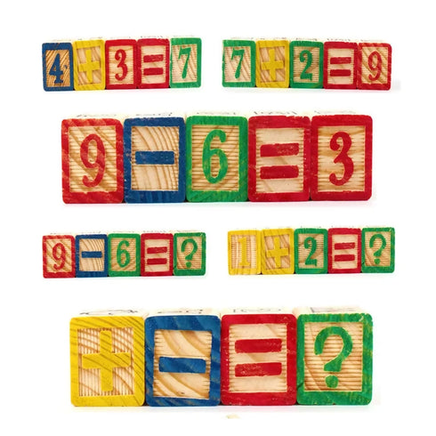 48 Piece Education Wooden ABC Blocks
