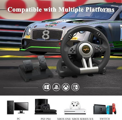 PXN - V3 Pro/V3II Essential Series Racing Game Steering Wheel set