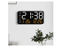 LED Digital Wall Clock - White