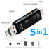 5 in 1 Otg Card Reader Adapter Usb 2.0+type c