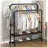 Double Rail Metal Hanging Clothes Rack