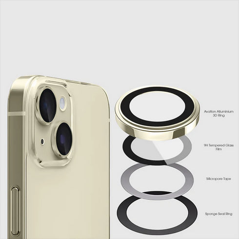 iPhone 15 Plus Camera Lens Frame Glass.