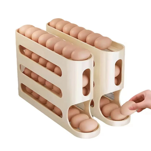 4 Tiers Fridge Egg Rack for Refrigerator