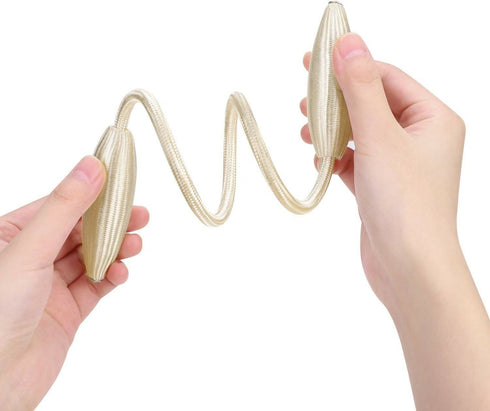 2 Pack Curtain Tiebacks -White