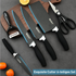 6-Piece Black Professional Kitchen Knife Set