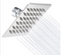 Ultra-Thin 4 Inch Stainless Steel Square Shower Head Large Top Nozzle Rain Bath Shower Faucet Accessories