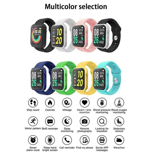 Heart Monitor Fitness Tracker Waterproof Sport Smart Watch