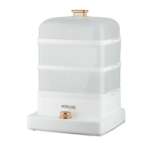 12L household kitchen 3-layer large capacity food electric steamer