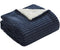 Striped Pattern Sherpa Fleece Throw