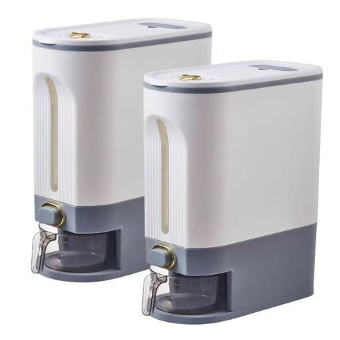 10KG Large Cereal Storage Container Pantry Dry Food Box with Measuring Cup