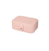 Flip Double Layer Jewelry Box Portable Jewelry Storage Box - pink