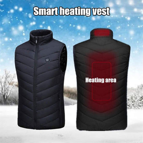 Unisex Winter Windproof Lightweight Electric Thermal Body Warmer.