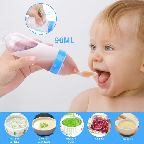 Baby Food Feeder Silicone Squeeze.