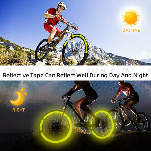 Green Reflective Safety Tape, 2 Rolls- 50mm x 3metres