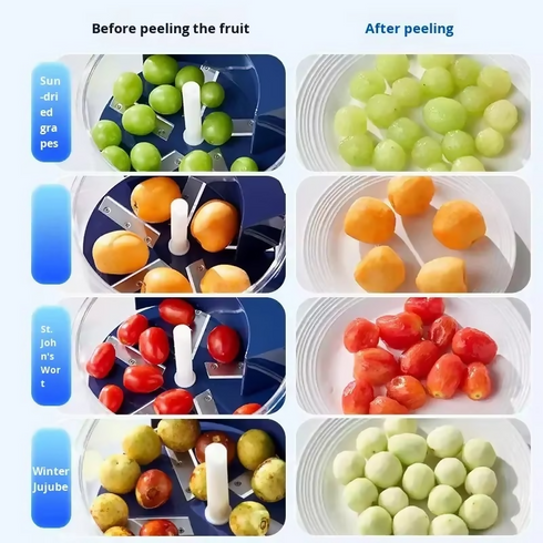 Portable Automatic Stainless Steel Blade Multi-Function Fruit Peeler for Household Kitchen Use
