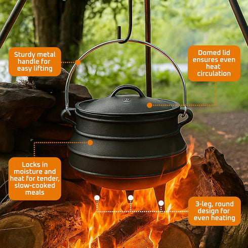 3 Legged African Potjie Pot