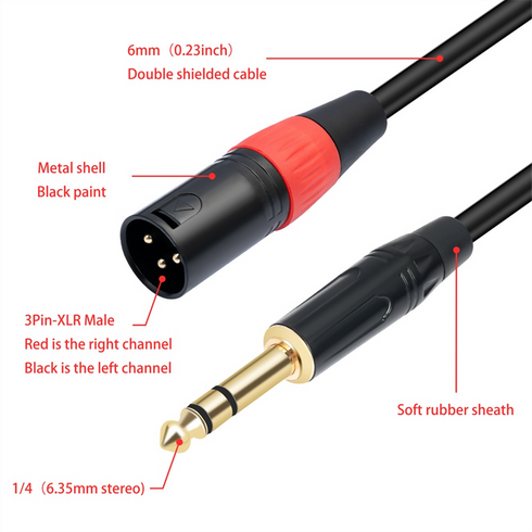 Stereo Audio Cable 1.5M