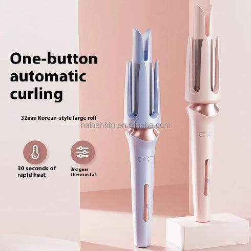 Fast PTC Heating Automatic Hair Curler Three Temperature