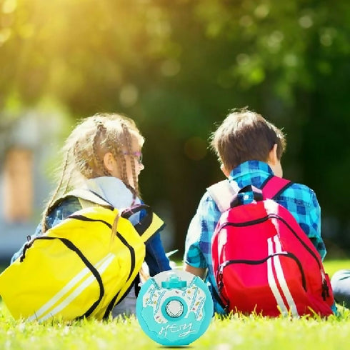 Cartoon Rainbow Donut, Shaped Water Bottle