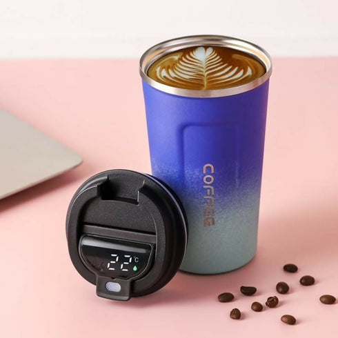 500ml Vacuum Cup Stainless Steel Temperature Display