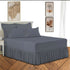 Frilled Valance Fitted Sheet-Easybed sheet Set polyster - 5 Piece