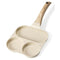 Multi-Functional 3-In-1 Non-Stick Frying Pan - Brown