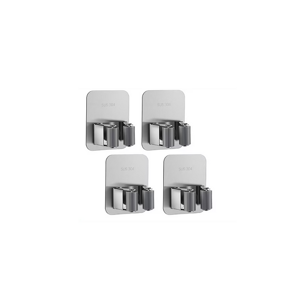 4-Pack Mop and Broom Holder Wall Mount