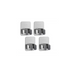4-Pack Mop and Broom Holder Wall Mount