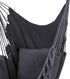 Portable Outdoor Hammock Swing Chair with Comfort Cushions, Black