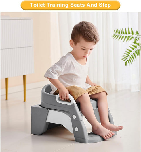 2 in 1 Toddler Toilet Seat and Step Splash Guard