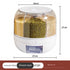 360 Degree Rotating Kitchen Plastic Transparent Rice Bucket