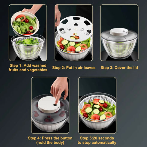 Electric Vegetable Dryer Quick Spin Dryer