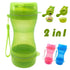 2 In 1 Portable Pet Water Bottle