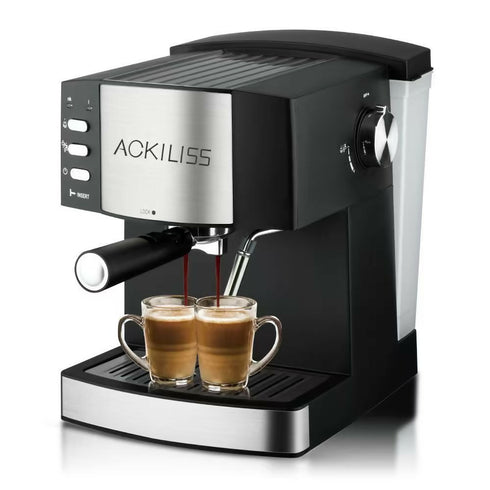 ACKILISS Espresso Machine with Milk Frother