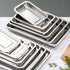 Rectangular Stainless Steel Roasting Pan - 6Pack With Mixed Sizes