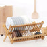 Foldable Bamboo Dish Drying Rack